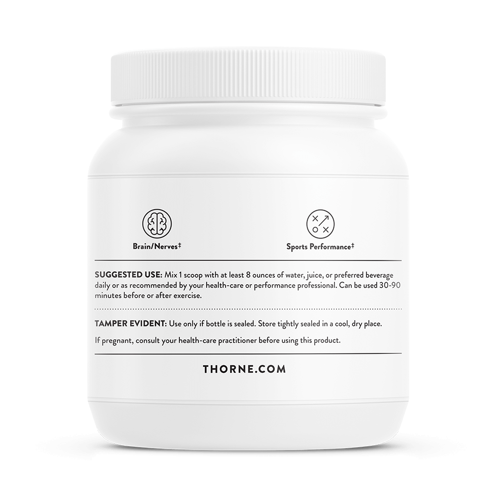 THORNE Creatine, Micronized Creatine Monohydrate Powder, 90 Servings | Supports Lean Muscle Mass, Endurance & Cognitive Function*, Unflavored, 5 g per Serving, NSF Certified for Sport