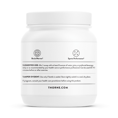 THORNE Creatine, Micronized Creatine Monohydrate Powder, 90 Servings | Supports Lean Muscle Mass, Endurance & Cognitive Function*, Unflavored, 5 g per Serving, NSF Certified for Sport
